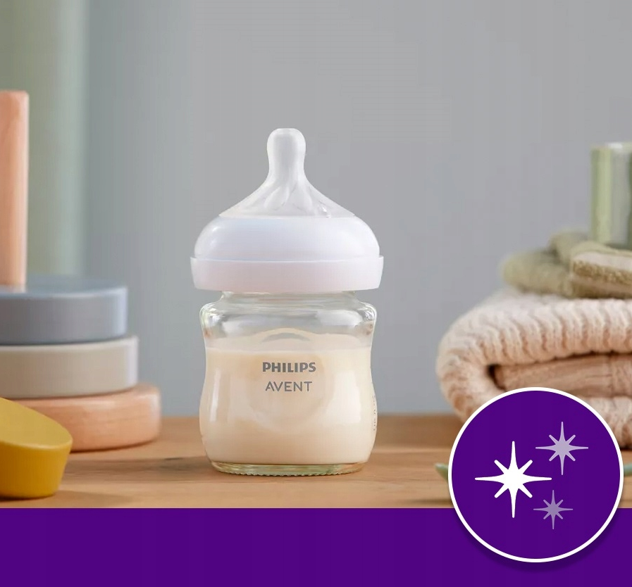 AVENT Butelka Natural Response szklana 120ml